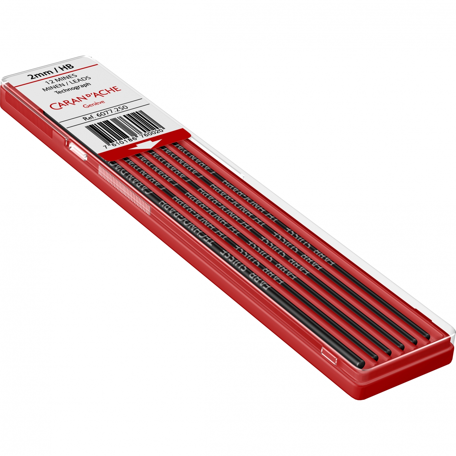 Imagine Produs Mina Creion Mecanic Caran dAche Techograph 2.0 HB - Etui 12 Buc