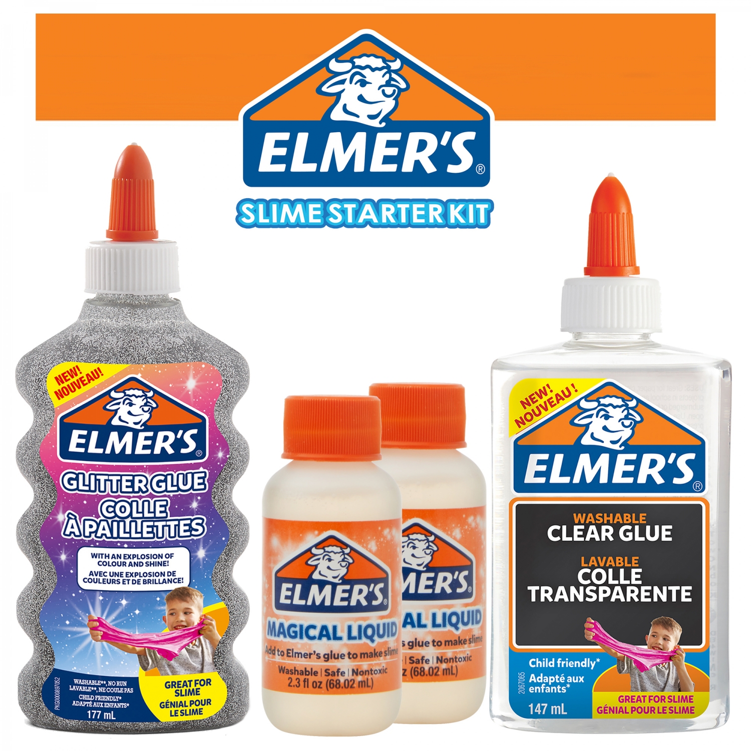 Imagine Produs Set Elmers starter slime silver