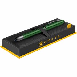 Quatro Pen 0.7 Cross Tech 4 Dark Green PVD BT