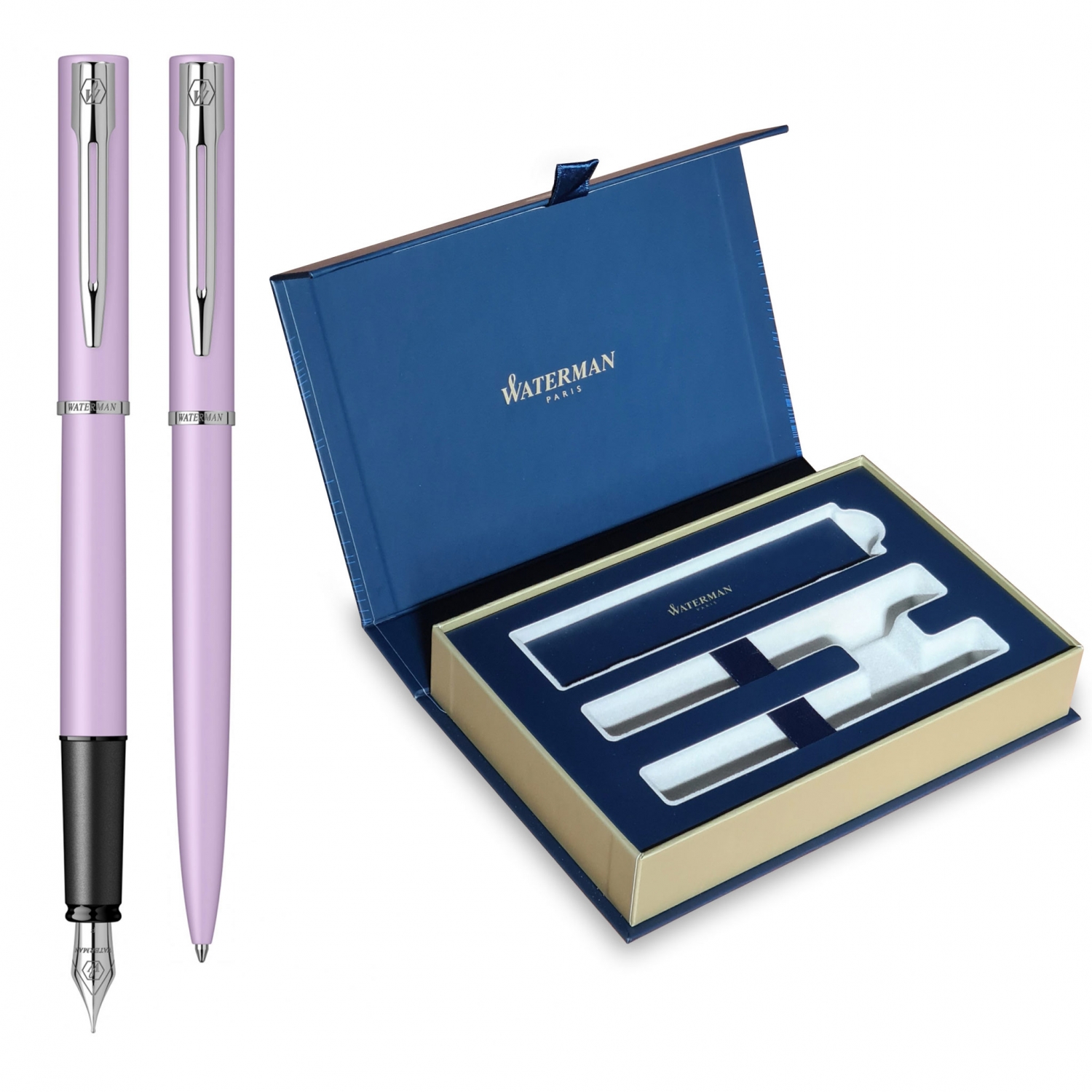 Imagine Produs Stilou+pix Allure Graduate Pastel Purple + Cutie dubla