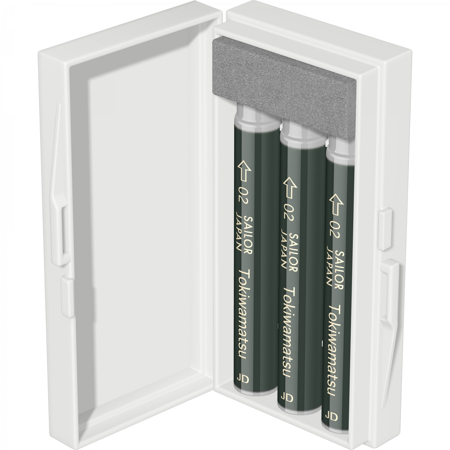 Imagine Produs Set 3 Cartuse Standard Size Proprietar Sailor Shikiori Winter Tokiwamatsu Green