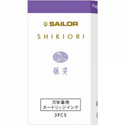 Set 3 Cartuse Standard Size Proprietar Sailor Shikiori Summer Fujisugata Purple