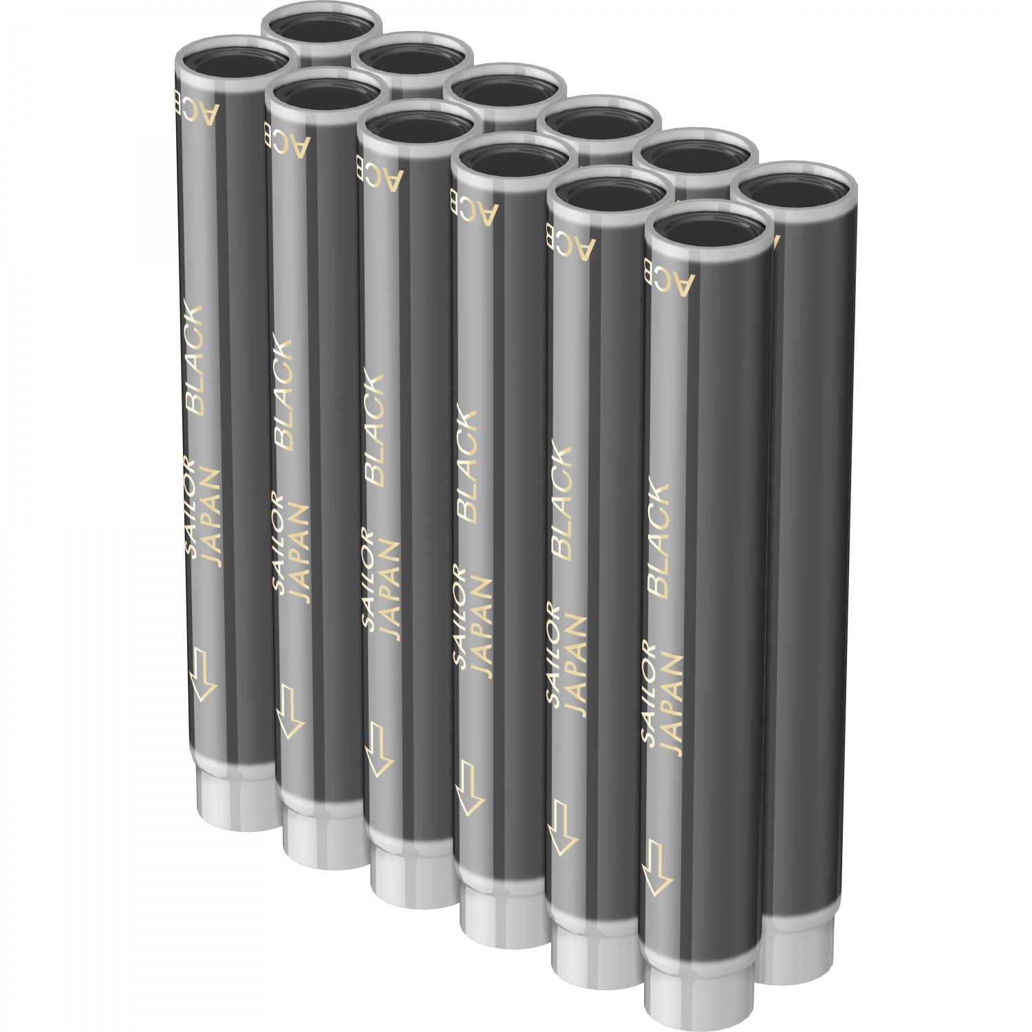 Imagine Produs Set 12 Cartuse Standard Size Proprietar Sailor Basic Black 