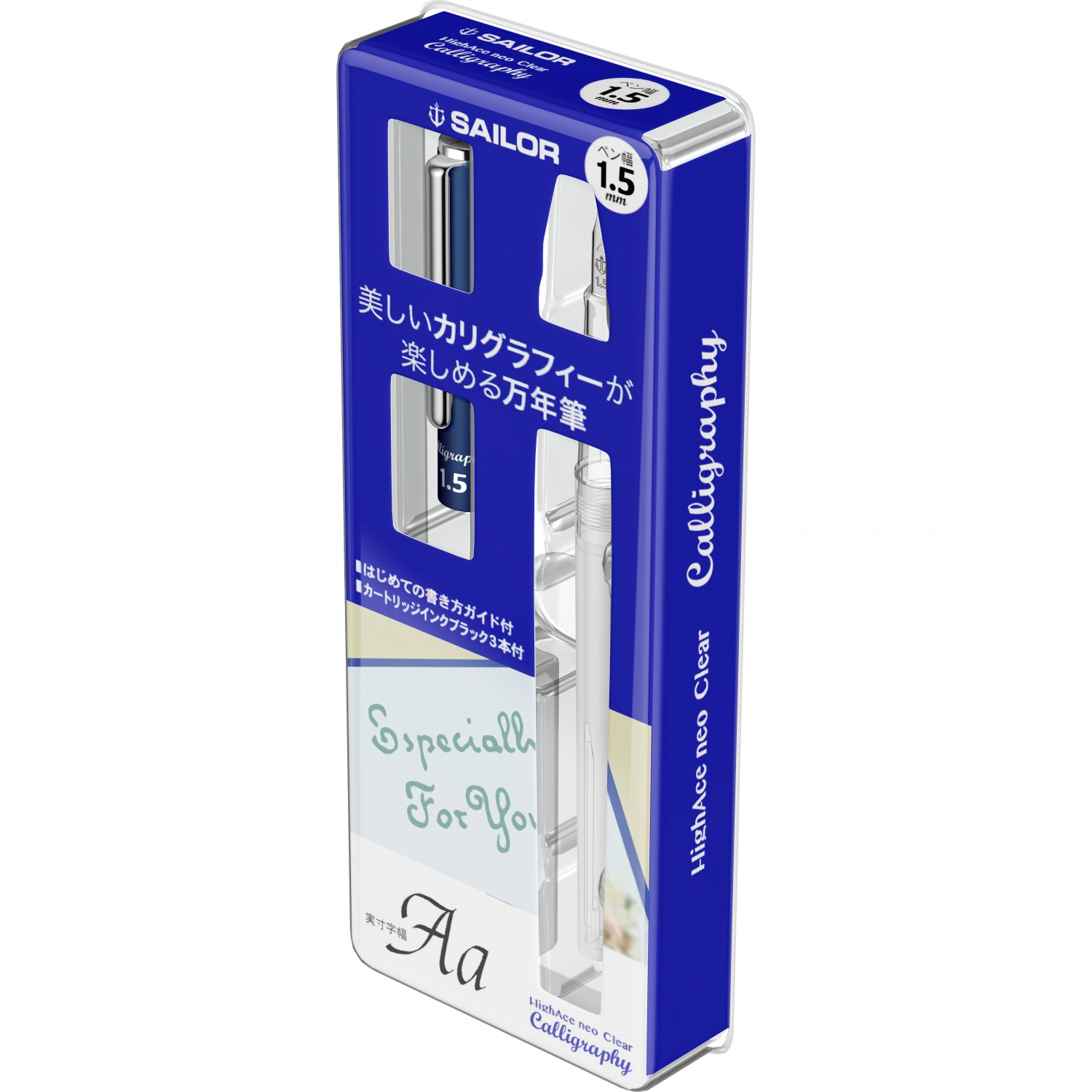 Imagine Produs Stilou Caligrafic Sailor Hi-Ace Neo Clear Calligraphy 1.5 mm