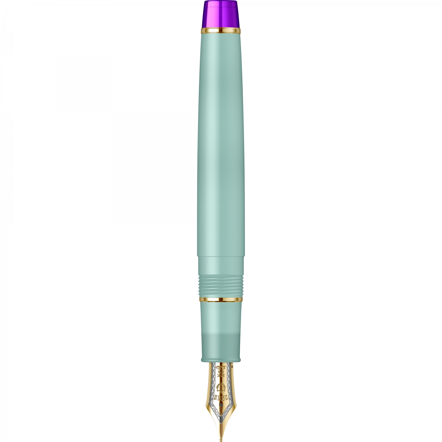 Imagine Produs Stilou Slim Size 21k Nib Sailor Professional Gear Sound Of Rain Spring Rain GT 0.4 MF Nib