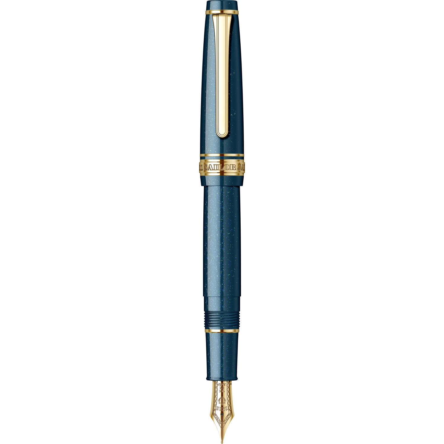 Imagine Produs Stilou Slim Size 14k Nib Sailor Professional Gear Japanese Fairy Tale Vega Dark Blue GT 0.4 MF Nib