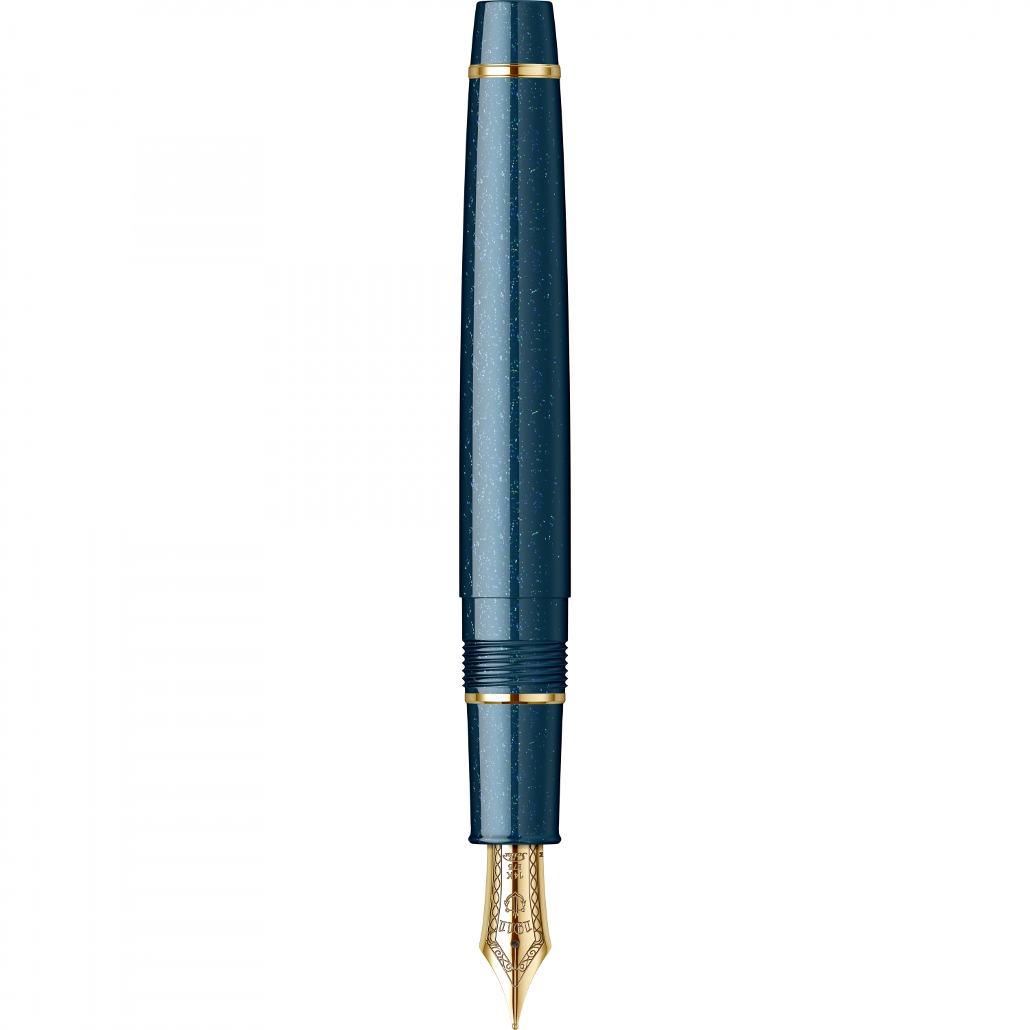 Imagine Produs Stilou Slim Size 14k Nib Sailor Professional Gear Japanese Fairy Tale Vega Dark Blue GT 0.4 MF Nib