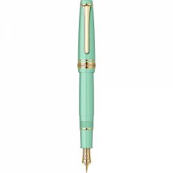 Stilou Slim Size 14k Nib Sailor Professional Gear Japanese Fairy Tale Dragon Palace Green GT 0.4 MF Nib