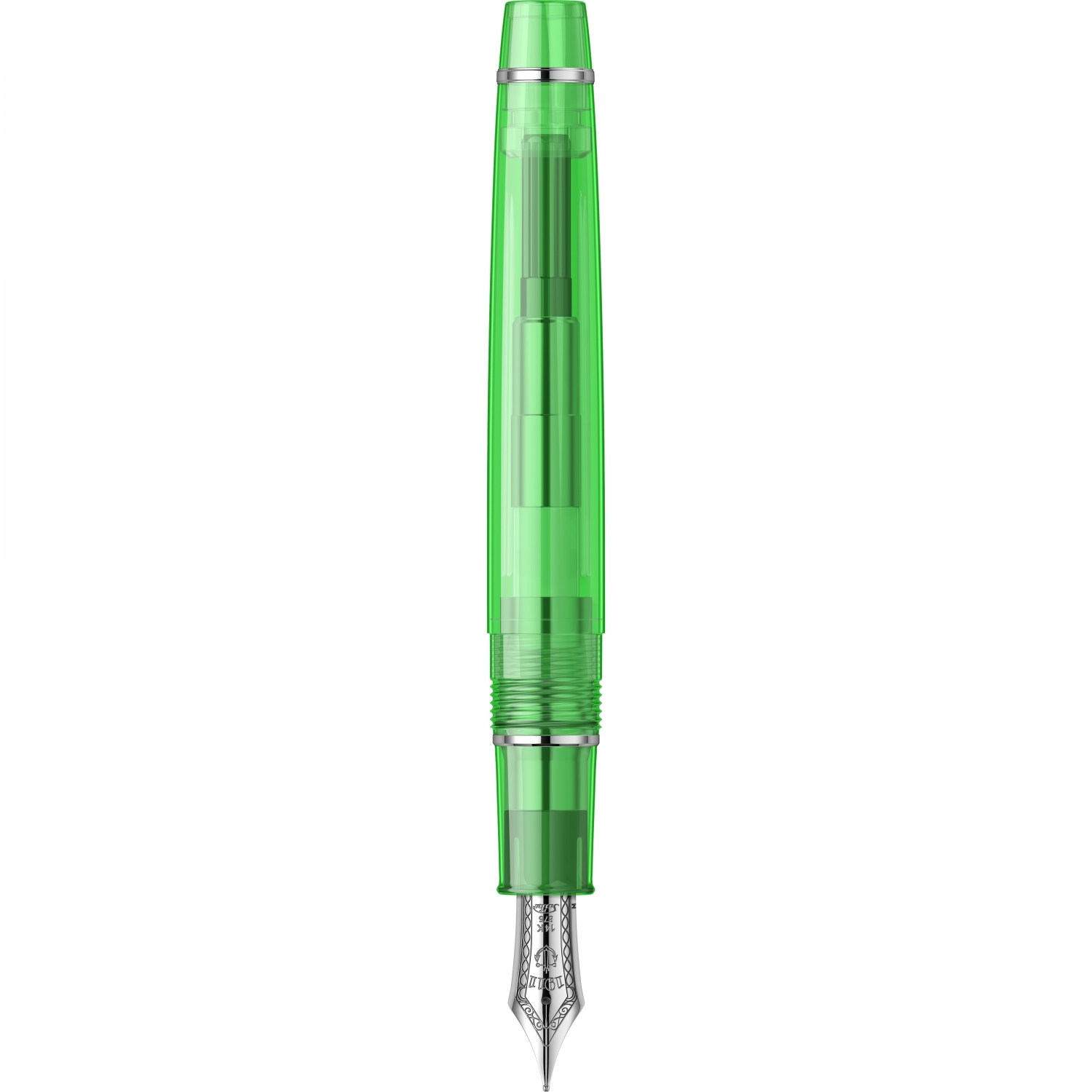 Imagine Produs Stilou Slim Size 14k Nib Sailor Professional Gear Demo Green RHT 0.5 M Nib