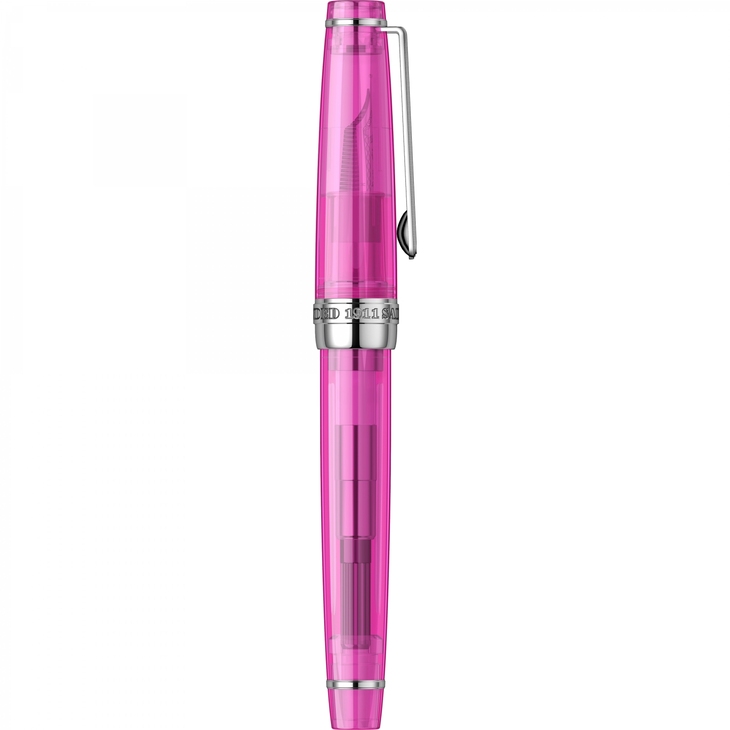 Imagine Produs Stilou Slim Size 14k Nib Sailor Professional Gear Demo Pink RHT 0.5 M Nib