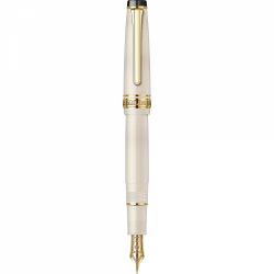 Stilou Slim Size 14k Nib Sailor Professional Gear Shikiori Setsugetsu Meigetsu Ivory GT 0.4 MF Nib