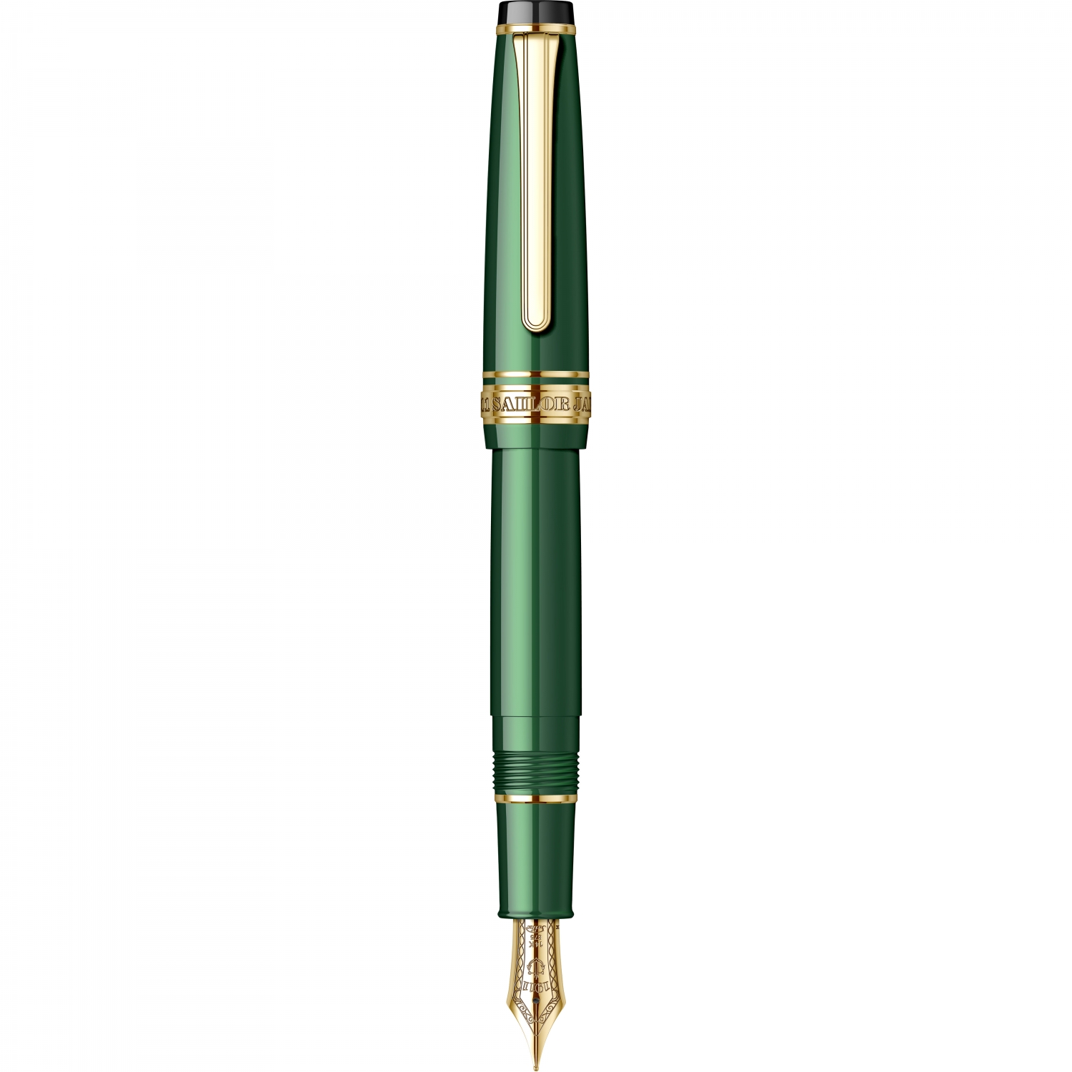 Imagine Produs Stilou Slim Size 14k Nib Sailor Professional Gear Shikiori Setsugetsu Manyou Green GT 0.4 MF Nib