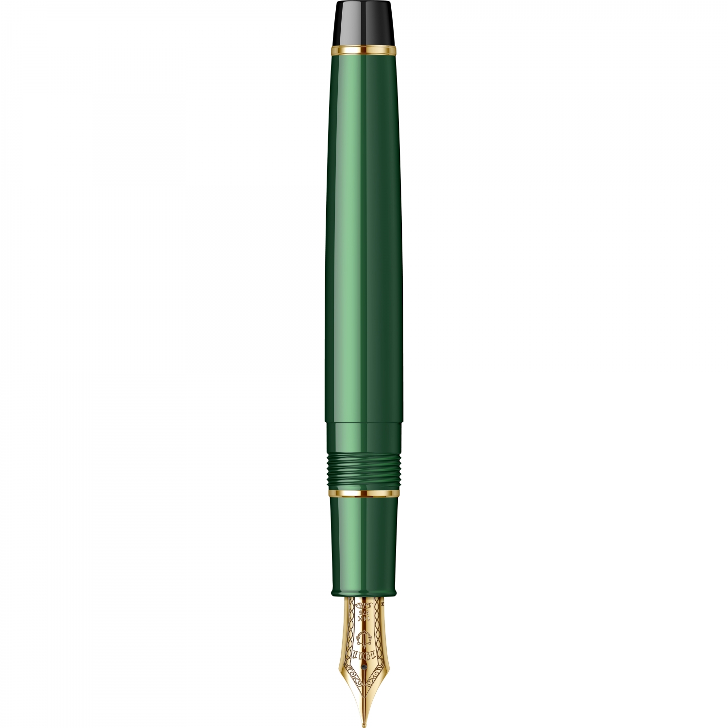 Imagine Produs Stilou Slim Size 14k Nib Sailor Professional Gear Shikiori Setsugetsu Manyou Green GT 0.4 MF Nib