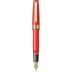 Stilou Slim Size 14k Nib Sailor Professional Gear Sapporo Red GT 0.5 M Nib