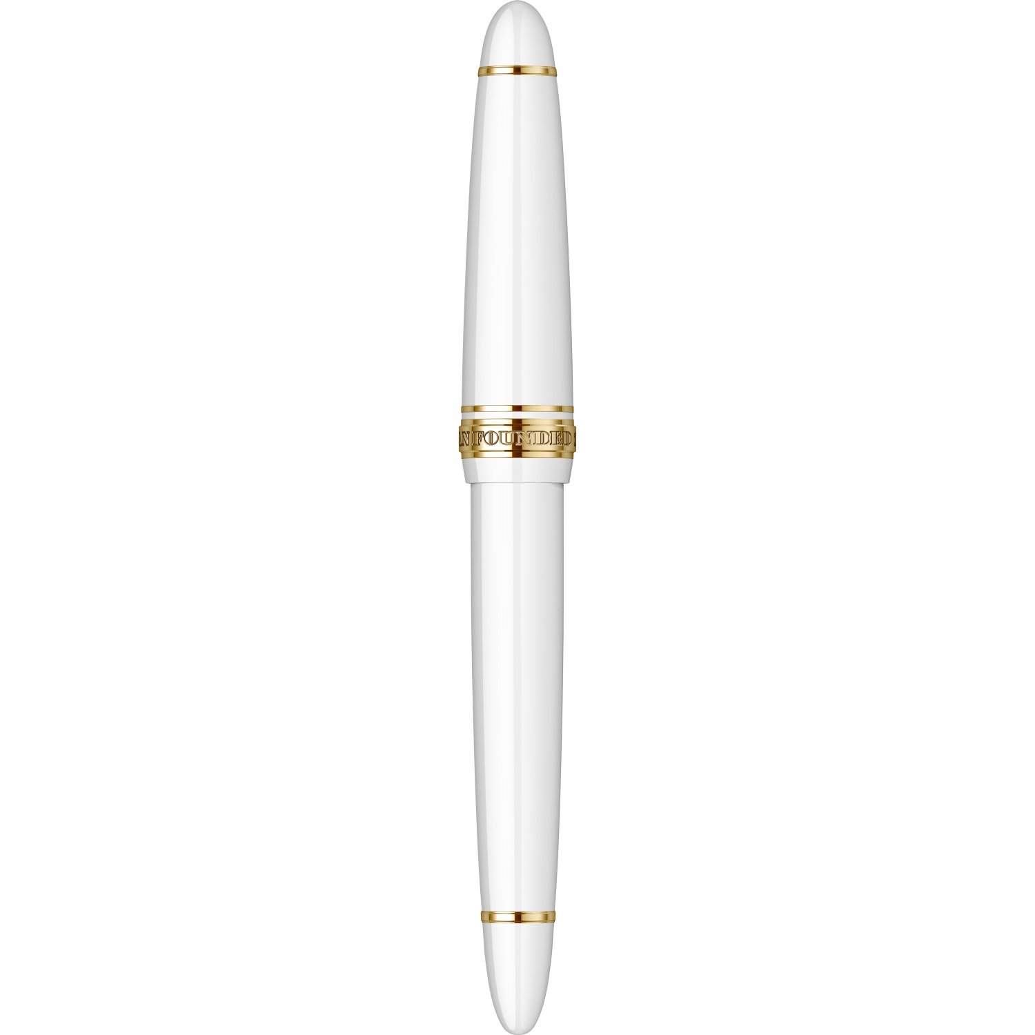 Imagine Produs Stilou Large Size 21k Nib Sailor 1911 White GT 0.5 M Nib