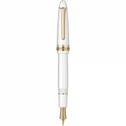 Stilou Large Size 21k Nib Sailor 1911 White GT 0.5 M Nib