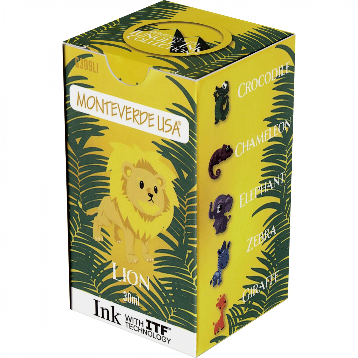 Imagine Produs Calimara Cerneala 30 ml Monteverde USA Jungle Lion Yellow