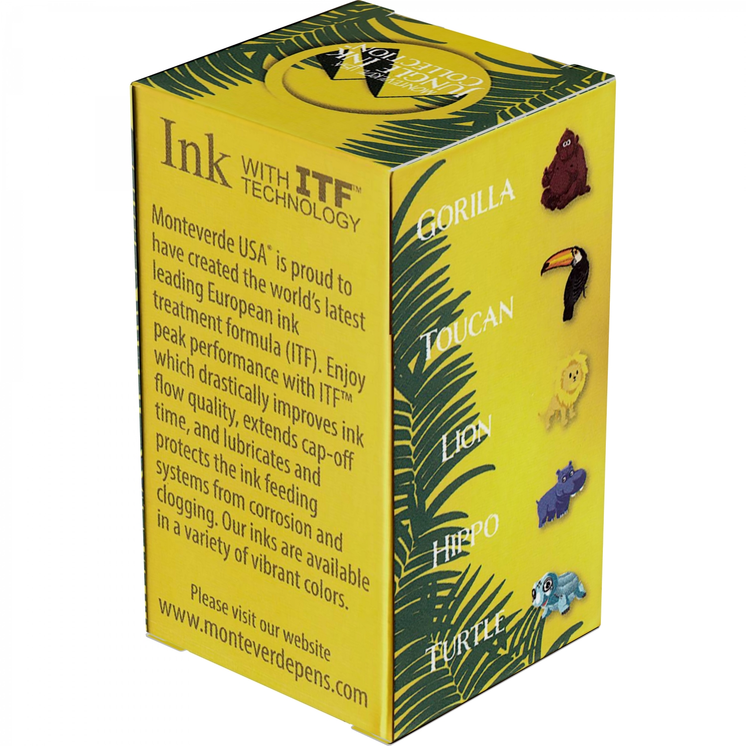 Imagine Produs Calimara Cerneala 30 ml Monteverde USA Jungle Lion Yellow