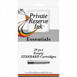 Set 20 Cartuse Standard Size International Goale Reincarcabile Private Reserve Ink Essentials