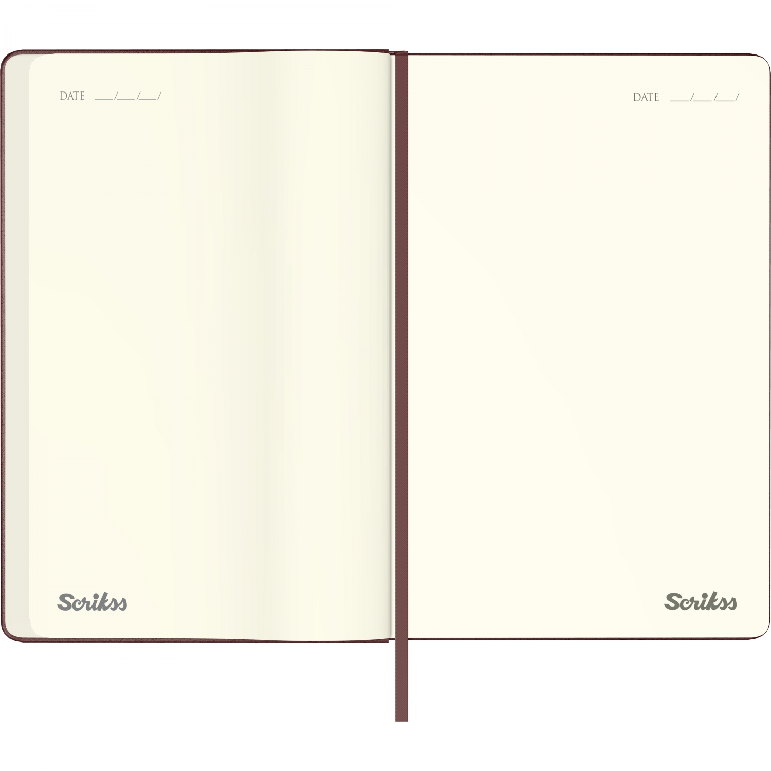 Imagine Produs Caiet A5 Scrikss Premium Sundance SD 100-2 Brown - Crem Plain - 224 pagini 90 g mp