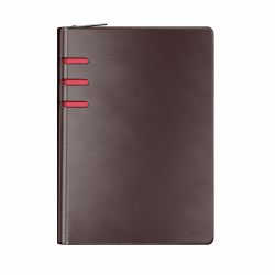 Mapa cu Agenda Scrikss Leather A5 Oxford Brown Lined - 120 pagini 90 g/mp