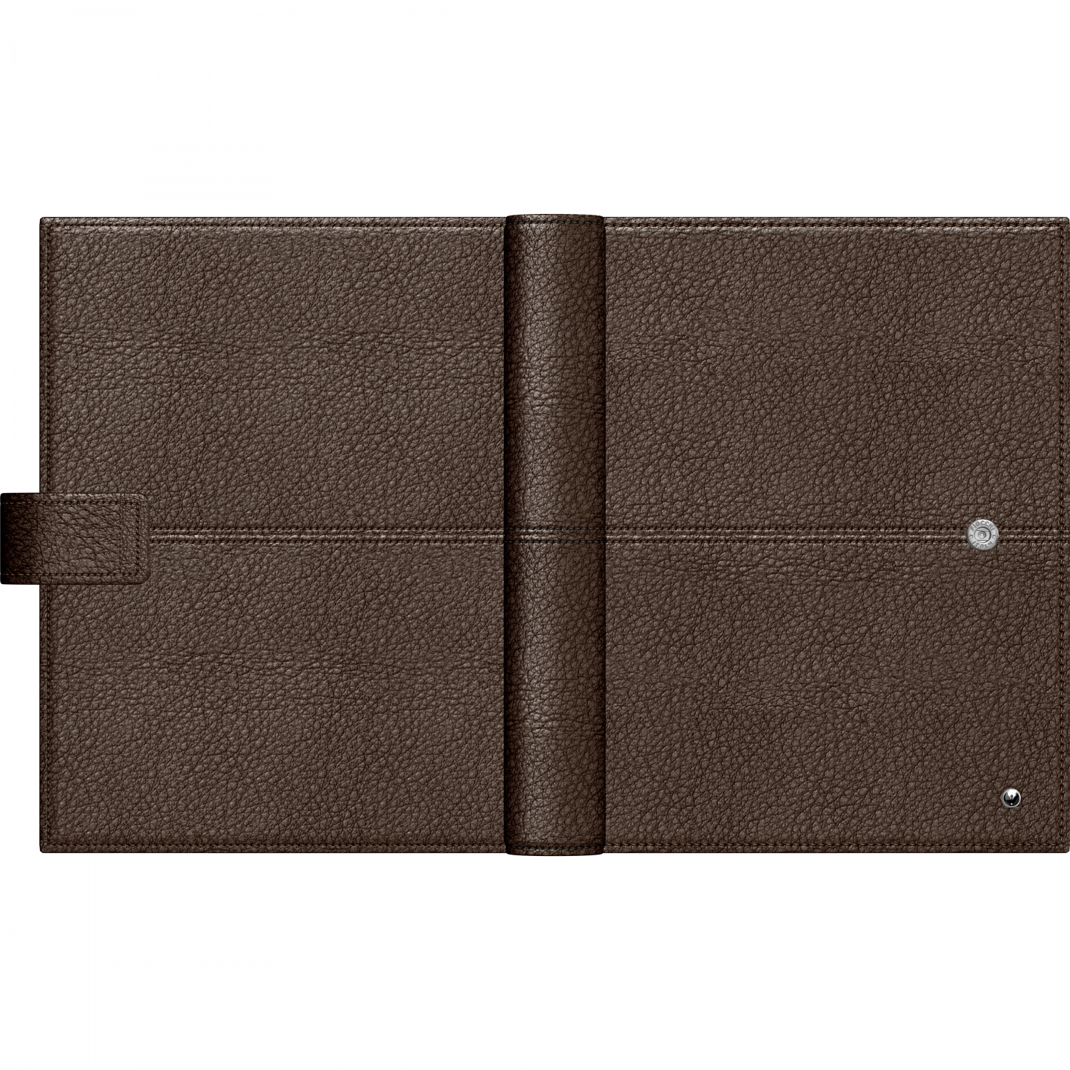 Imagine Produs Organizer B5 6 Inele Scrikss Deri Toscana Brown - Crem Lined - 120 pagini 80 g mp