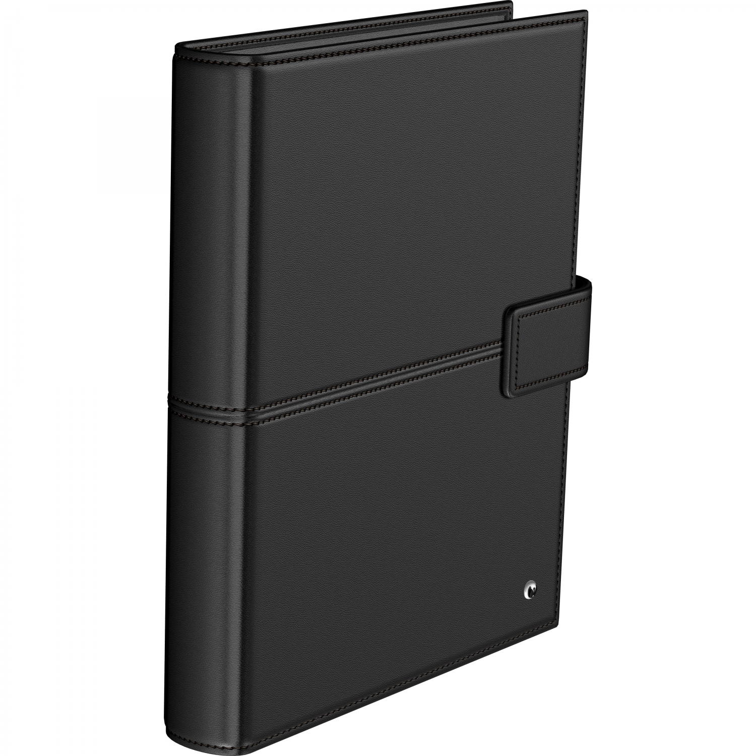 Imagine Produs Organizer B5 6 Inele Scrikss Deri Soft Black - Crem Lined - 120 pagini 80 g mp