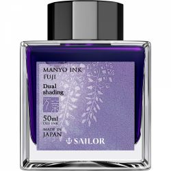Calimara Cerneala 50 ml Sailor Manyo Dual Shading Fuji Purple