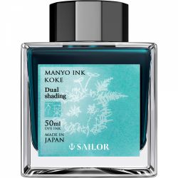 Calimara Cerneala 50 ml Sailor Manyo Dual Shading Koke Turquoise