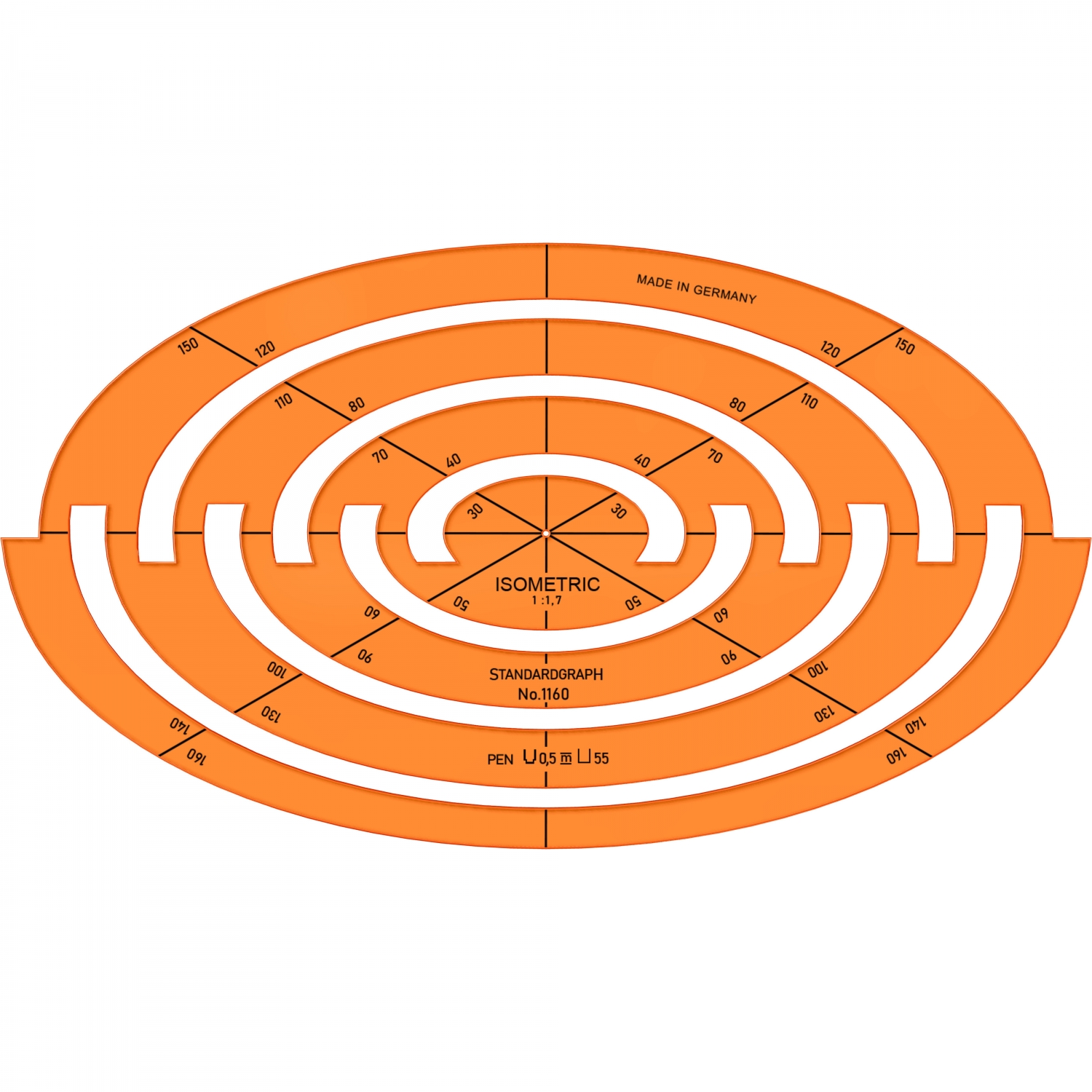Imagine Produs Sablon Elipse Standardgraph No 1160