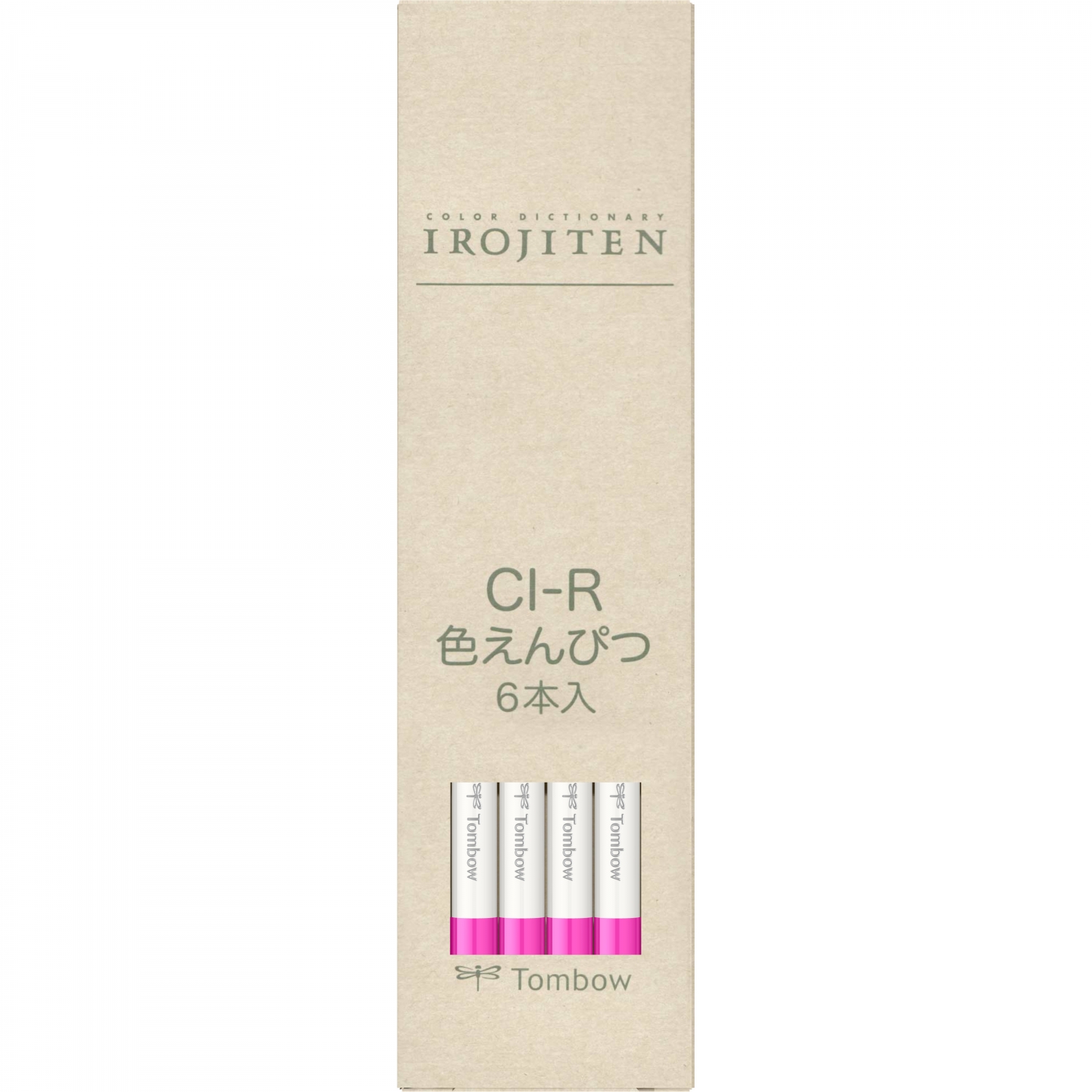Imagine Produs Creion Colorat Tombow Irojiten Plastic Pink - F1