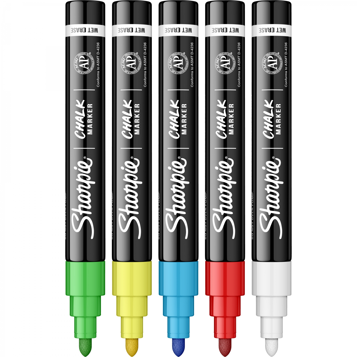 Imagine Produs Set 5 Markere cu Creta Lichida Bullet Sharpie Chalk Medium Point Assorted Colors