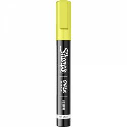 Marker cu Creta Lichida Bullet Sharpie Chalk Medium Point Yellow