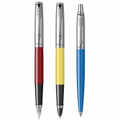 Stilou Red + Roller Electric Yellow + Pix Electric Blue Jotter Original CT