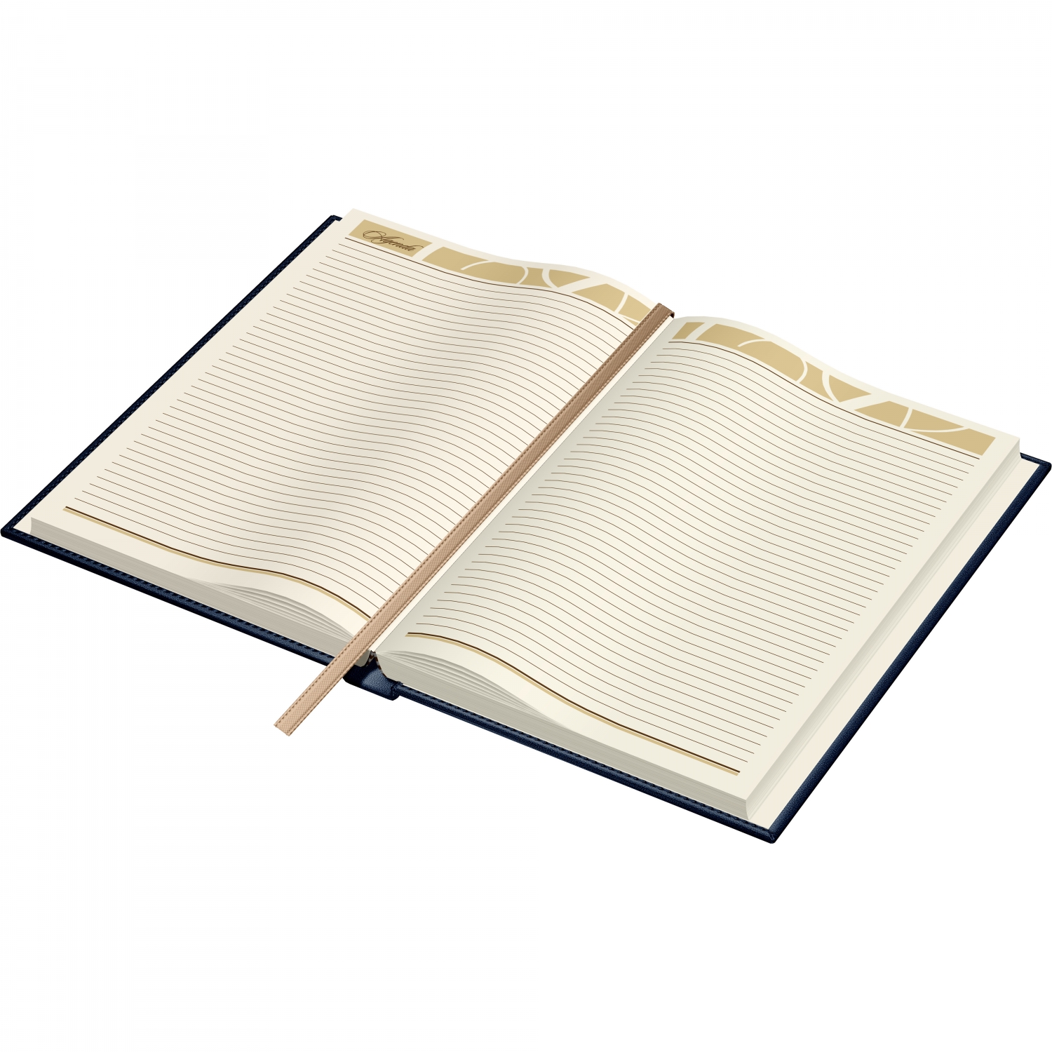 Imagine Produs Agenda Piele B5 Princ Leather Business 930 Model A Navy Lined - 330 pagini 80 g mp