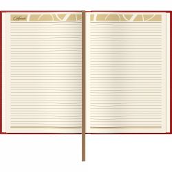 Agenda Piele Princ Leather Business 930 B5 Model A Red Lined
