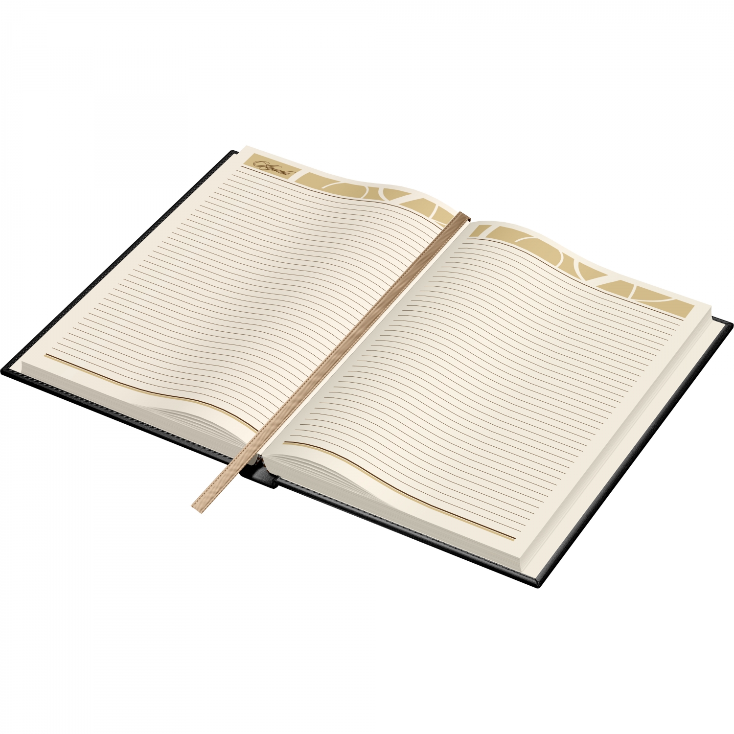 Imagine Produs Agenda Piele B5 Princ Leather Business 930 Model C Black Lined - 330 pagini 80 g mp