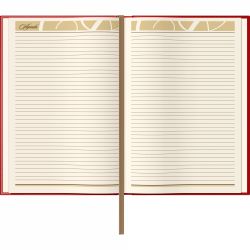 Agenda Piele Princ Leather Business 930 B5 Model C Red Lined