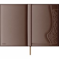 Agenda Piele Princ Leather Business 930 B5 Model D Brown Lined - 330 pagini 80 g/mp