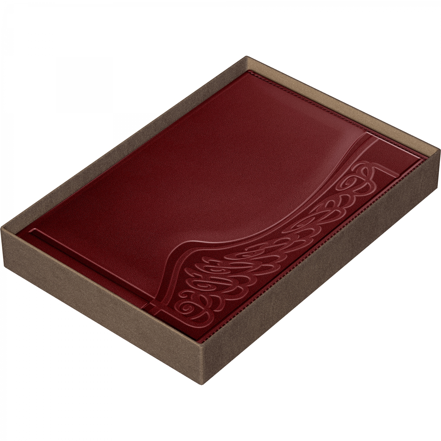 Imagine Produs Agenda Piele B5 Princ Leather Business 930 Model D Bordeaux Lined - 330 pagini 80 g mp