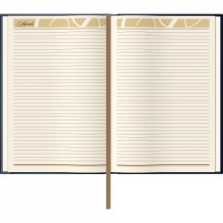 Agenda Piele Princ Leather Business 930 B5 Model D Navy Lined - 330 pagini 80 g/mp