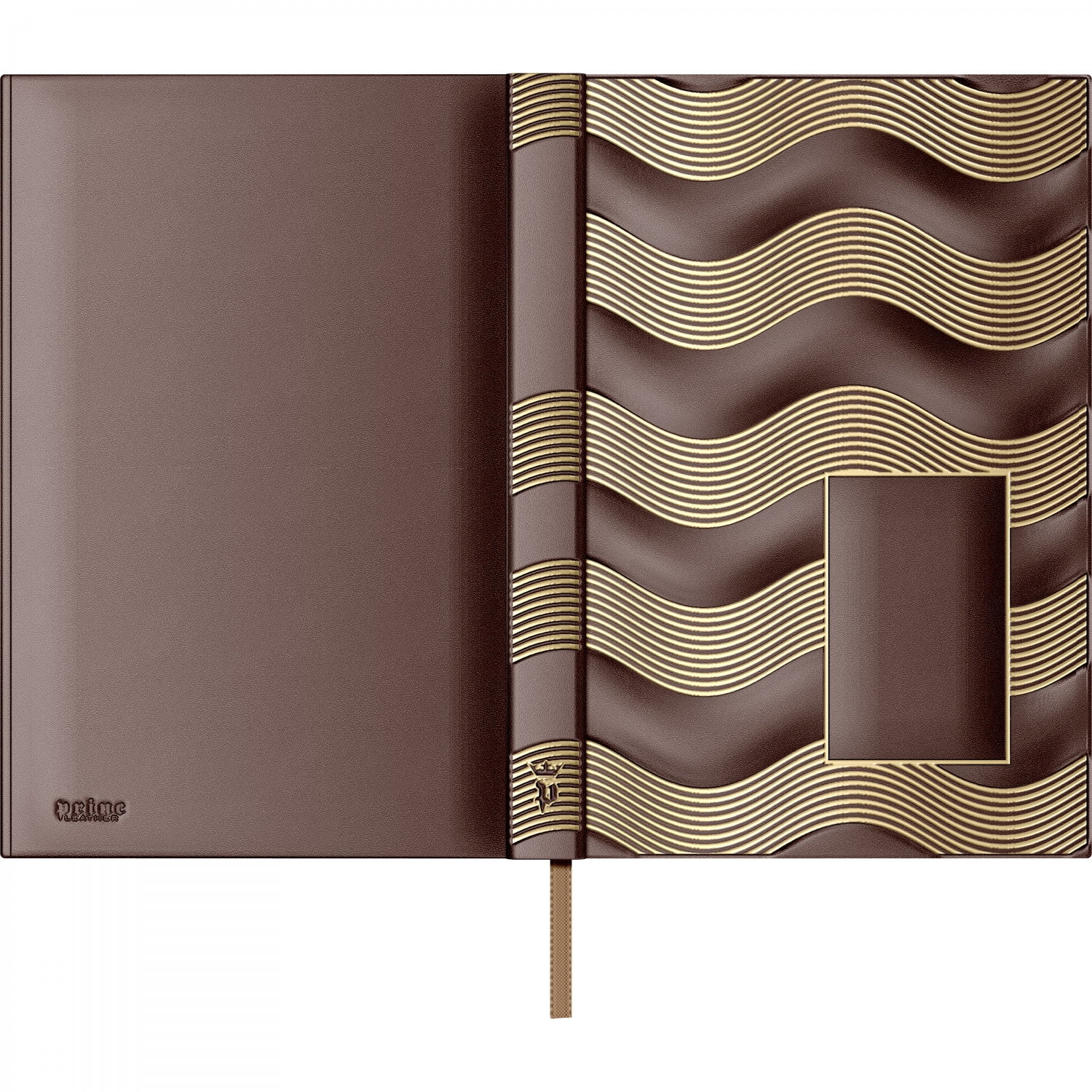 Imagine Produs Agenda Piele B5 Princ Leather Business 930 Model G Brown Lined - 330 pagini 80 g mp