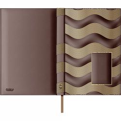 Agenda Piele Princ Leather Business 930 B5 Model G Brown Lined - 330 pagini 80 g/mp