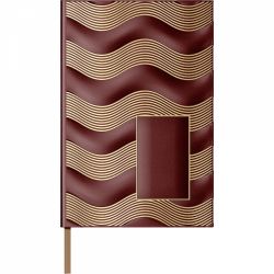 Agenda Piele B5 Princ Leather Business 930 Model G Bordeaux Lined - 330 pagini 80 g mp