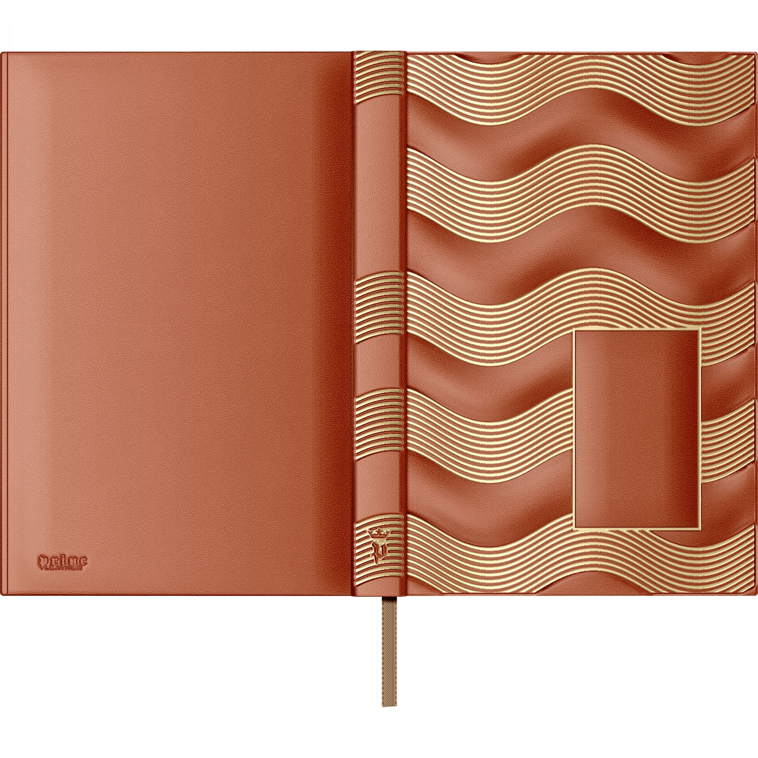 Imagine Produs Agenda Piele B5 Princ Leather Business 930 Model G Cognac Lined - 330 pagini 80 g mp