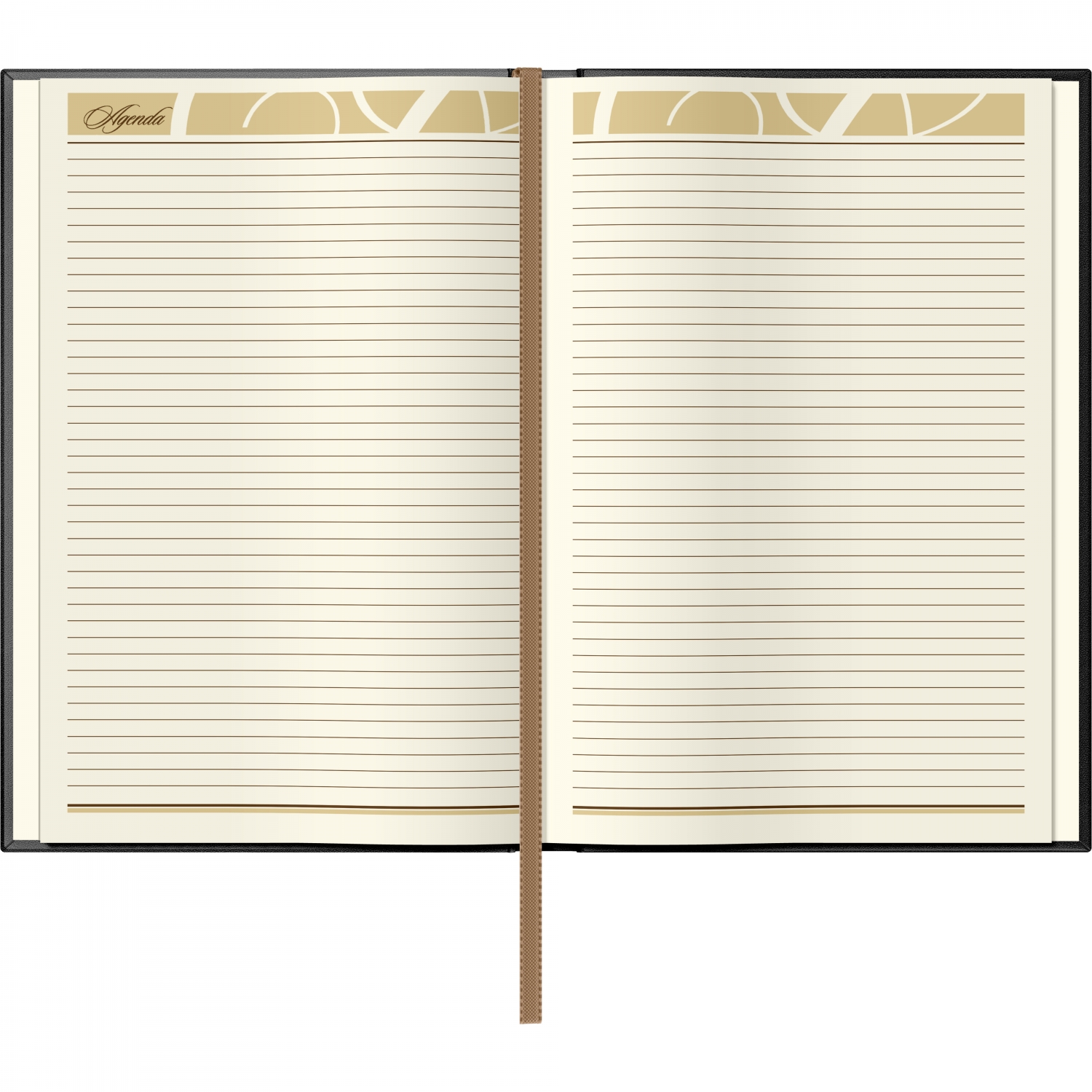 Imagine Produs Agenda Piele B5 Princ Leather Business 930 Model G Black Lined - 330 pagini 80 g mp