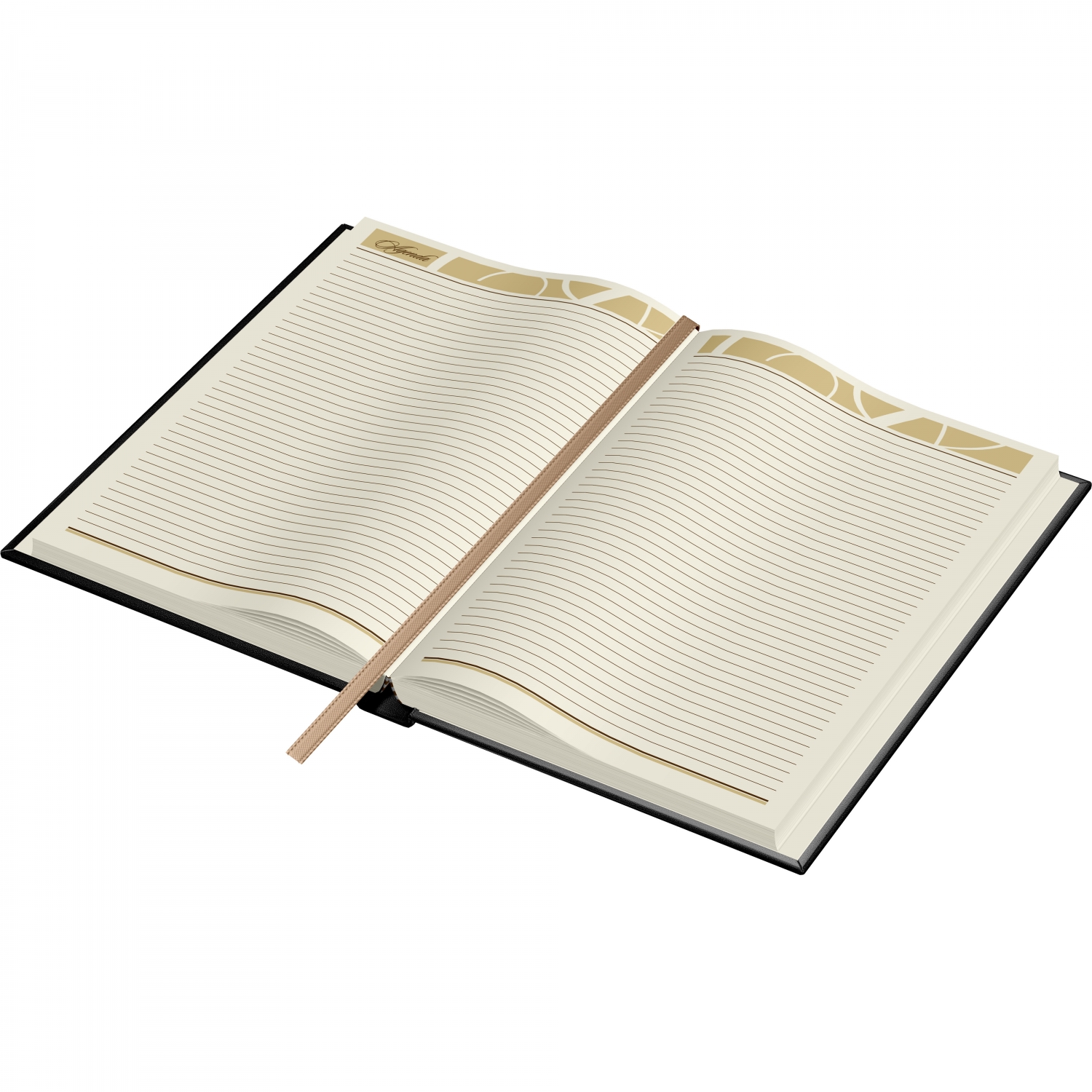 Imagine Produs Agenda Piele B5 Princ Leather Business 930 Model G Black Lined - 330 pagini 80 g mp