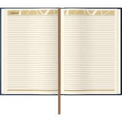 Agenda Piele Princ Leather Business 930 B5 Model H Navy Lined - 330 pagini 80 g/mp