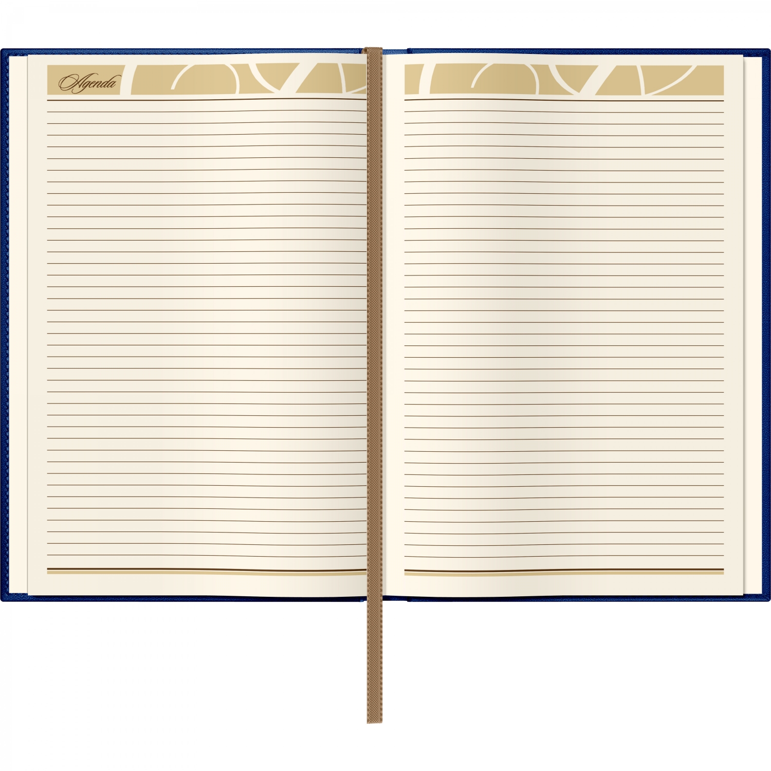 Imagine Produs Agenda Piele B5 Princ Leather Business 930 Model R Blue Lined - 330 pagini 80 g mp