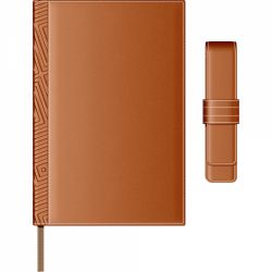 Set Agenda Piele + Pouch Pen Princ Leather Business 885 B5 Cognac Lined - 170 pagini 80 g/mp